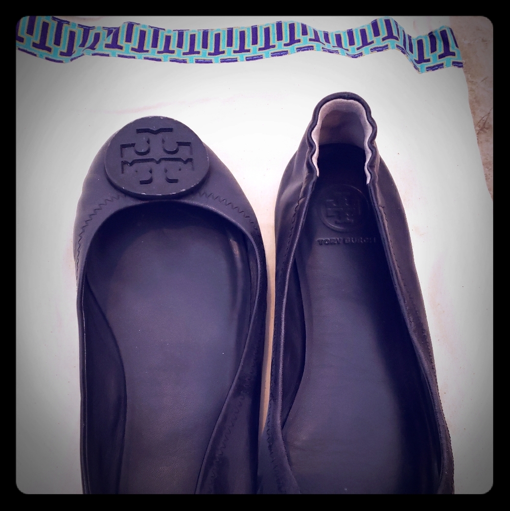 Tory Burch travel minnie flat